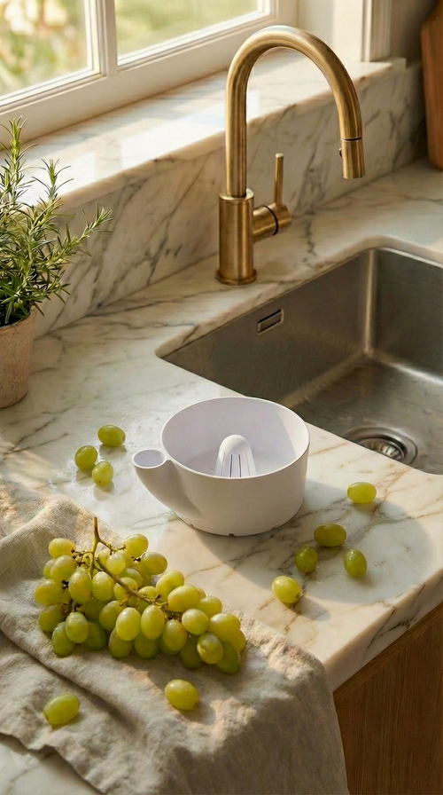FlowWash Bowl - Smart Rice, Fruit & Veggie Washer